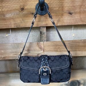 COACH Soho Signature C Hobo Shoulder Bag.